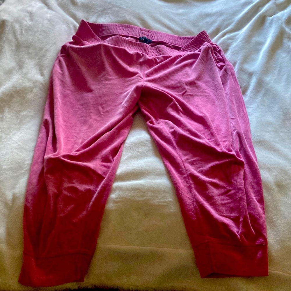 Jessica Simpson terry cloth, wide waistband sweats